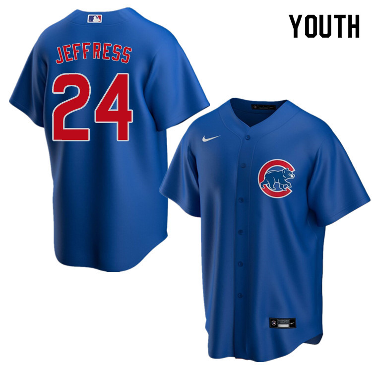 Nike Youth #24 Jeremy Jeffress Chicago Cubs Baseball Jerseys Sale-Blue